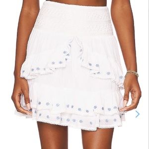 Tularosa Brianna Embroidered Skirt, Size: XS